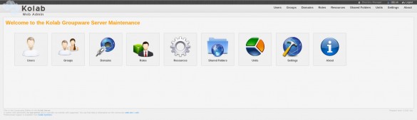 kolab webadmin